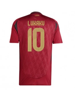 Belgija Romelu Lukaku #10 Domaci Dres EP 2024 Kratak Rukavima